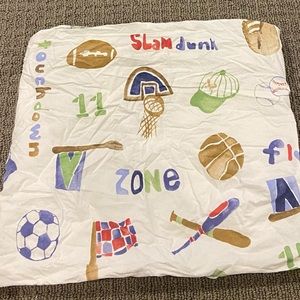 Pottery barn kids crib sheet